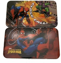 Spiderman - Set of 2 Metal Tin Storage Boxes - £14.82 GBP