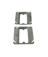 Vtg Raco Lot of 2 Mounting Bracket Metal 3.8 CU.IN. Electrical Steam Pun... - $433.08 MXN
