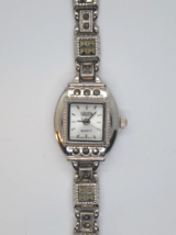 Gruen Marcasite Beautiful Womens watch, Never used, New battery GUARANTEED - $19.75