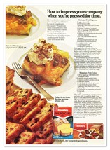 Nabisco Dromedary Pound Cake Mix Recipes Vintage 1976 Full-Page Magazine Ad - £7.63 GBP