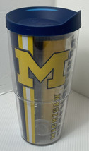 Tervis 24 Oz. Tumbler University Of Michigan Wolverines  Blue/yellow EUC - £14.93 GBP