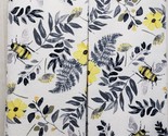 Set of 2 Same Printed Microfiber Kitchen Towels (15&quot; x 25&quot;) BEES &amp; LEAVE... - £8.56 GBP