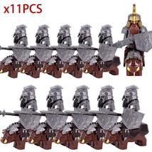 11pcs The Hobbit King Dain and Dwarf army riding Boar Custom Minifigures Toys - £27.67 GBP