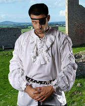Men&#39;s Buccaneer Shirt, High quality hand crafted, one by one, COOL!! - £44.01 GBP+