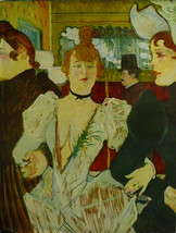 La Goulue Entering The Moulin Rouge - Toulouse Lautrec - Framed Picture 11&quot;x14&quot; - £25.97 GBP