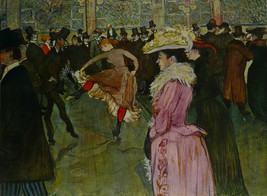 At The Moulin Rouge The Dance - Toulouse Lautrec - Framed Picture 11&quot;x14&quot; - £25.97 GBP