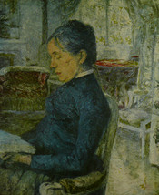 Portrait Of THe Artists Mother - Toulouse Lautrec - Framed Picture 11&quot;x14&quot; - £25.97 GBP