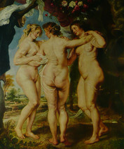 The Three Graces - Rubens - Framed Picture 11&quot;x14&quot; - £25.49 GBP