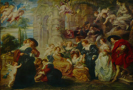 The Garden Of Love - Rubens - Framed Picture 11&quot;x14&quot; - £25.97 GBP