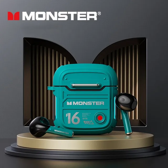 Monster XKT16 Wireless Earphones Bluetooth 5.3 Gaming Wireless Headset -... - £21.24 GBP