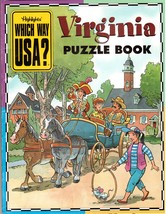 Virginia Puzzle Book (Highlights Which Way USA?) [Paperback] Karen Richards; And - £5.35 GBP