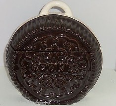 Oreo Cookie Jar Shaped Cookies Snack Treat Great Gift Brown White Vintage - £47.36 GBP