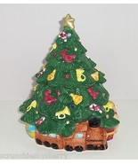 Christmas Tree Cookie Jar Bears Train Horn Angel Ornamnets Cookies Ceramic - £15.98 GBP