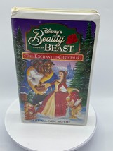 Disney&#39;s Beauty and The Beast: An Enchanted Christmas VHS, 1997 Princess Belle - £5.94 GBP