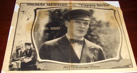 Thomas Meighan Cappy Ricks c.1921 Paramount Lobby Card - $19.99