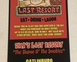 Dick’s Last Resort Brochure Pigeon Forge Gatlinburg Tennessee BRO14 - $5.93