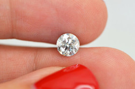 Round Cut Diamond Loose F Color SI3 Natural Enhanced Certified 5.84MM 0.80 Carat - £525.27 GBP