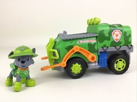 Paw Patrol Rockys Jungle Rescue Vehicle w Figure Complete Set Lime Green Recycle - £31.12 GBP