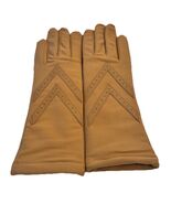 Vintage Nylon Isotoner Womens Gloves The Original One Size Taupe - $18.99