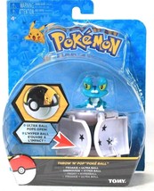 1 Count Tomy Pokemon Throw N Pop Poke Ball Froakie Ultra Ball Age 4 Years &amp; Up - £15.73 GBP