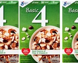3 x Basic 4 Heart Healthy Cereal,Fruit &amp; Nut Fiber Cereal w/Whole Grain,... - $29.69