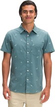 The North Face Men&#39;s Short Sleeve Baytrail Jacquard Shirt Goblin Blue-Small - £31.59 GBP