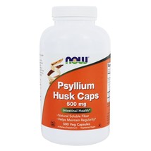 NOW Foods Psyllium Husk 500 mg., 500 Capsules - £19.73 GBP