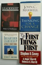 Lot of 4 Leadership Self Help Business Books Covey Maxwell Northouse Oakley - £11.76 GBP