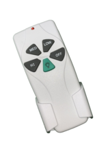 Universal Ceiling Fan Remote Control w/ Wall Bracket/Holder 3-Speed SS-T03 White - £10.19 GBP
