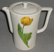 1920s-30s Enterprise Aluminum Co DRIP-O-LATOR Tulip Motif Coffee Pot Ohio - £31.14 GBP