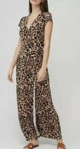 V Da Very Manica Corta Avvolgere Maglia Maxi Abito - Animal Stampa UK `14 - $21.21