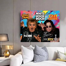 Ozzy Osbourne and Donald Trump Wall Art, Special Edition 20X30 Print. - $470.25