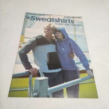 Sweatshirts to Knit and Crochet Leisure Arts Leaflet 101 1977 - £9.41 GBP