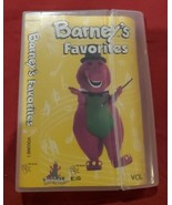 Barney&#39;s Favorites Vol 1 Cassette Tape VTG  1993 Purple Dinosaur.  - $179.63 MXN