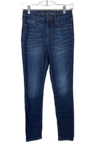 Universal Thread Skinny Jeans Womens Size 2 26R Dark Wash Blue Denim Ankle - $13.49