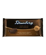 Brunberg Dark chocolate 53 % 150g (Set of 10 bars = 1.5kg) - £46.71 GBP