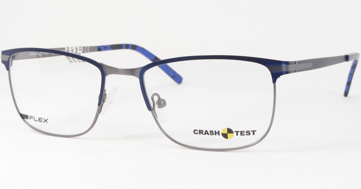 CRASH TEST Von Vonbogen 3090 C02 Grau/Blau Brille 54-19-140 Deutschland - $155.28