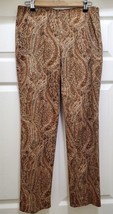 J.Jill Womans 4 Stretch Long Pants Side Zip #97641 No Waistband - $28.45