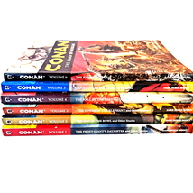 6 Volume Set of CONAN Stories with Striking Comic Art, by Dark Horse Books - $146.52