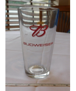 Budweiser Pint Glass Beer Mug Clear Glass with Logo Clear **scratches Pr... - £12.13 GBP