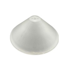 Vintage 10 3/8 D. Frosted Ribbed replacement  Lamp Shade Globe - £28.05 GBP