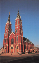 Vintage 1980&#39;s Postcard The Basilica of St. Francis Xavier Dyersville Iowa J20 - £8.39 GBP
