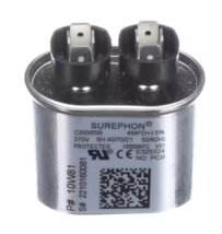 Lennox 10W81, 2210160081, Run Capacitor, 4MFD +/-5%, 370V, 50/60HZ, Oval - $59.95