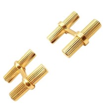 Vintage! Authentic Van Cleef &amp; Arpels 18k Yellow Gold Bar Cufflinks - $5,500.00