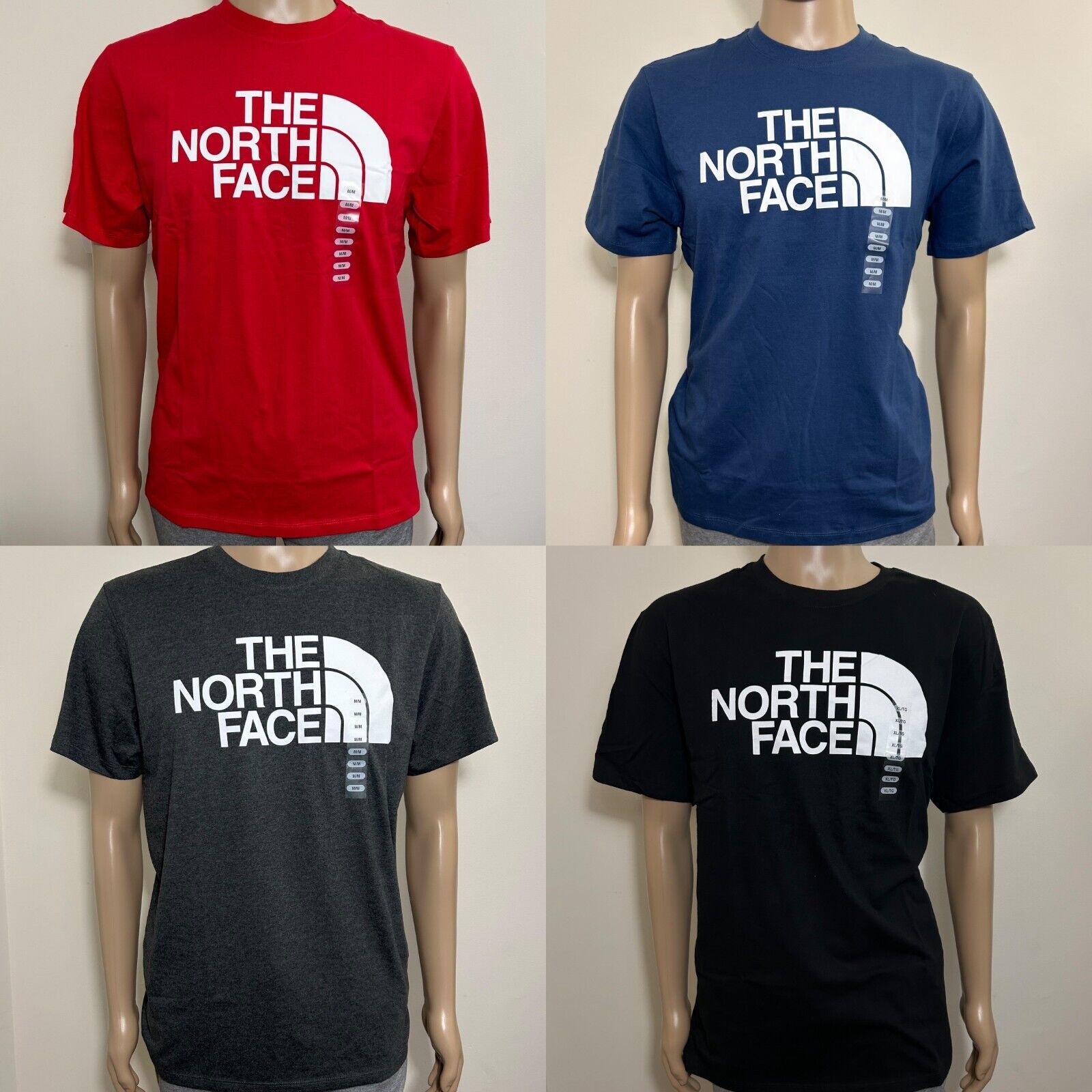 Primary image for The North Face Men's Half Dome Tee T-Shirt Red Blue Grey Black S M L XL XXL XXXL