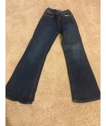 OshKosh Bgosh Girls Denim Bootcut Jeans Size 12 Regular Adjustable Dark ... - $208.69 MXN
