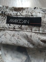 Marc Cain Women&#39;s Snake-skin Print Long Sleeves Sheer Blouse  Size Medium  - $29.69