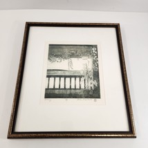 Ruben del Rosario Balcony Aquatint Etching Artist Signed Numbered 53/75 1980 - £116.00 GBP