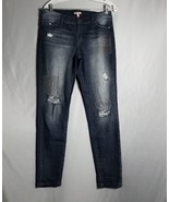 Juicy Couture Distressed Women&#39;s Stone Wash Embellished Denim Jeans Size 6 - $22.77