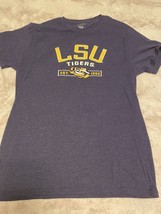 LSU Tigers womens t shirt Champion Football NCAA Large - £6.70 GBP